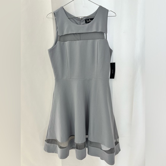 LULU’S Sheer Determination Mesh Skater Dress - Picture 7 of 9